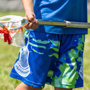 Lacrosse Beckett&trade; Shorts - Spiral Tie-Dye Green