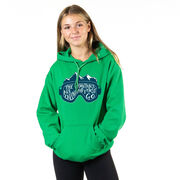 Skiing Hooded Sweatshirt - The Mountains Are Calling