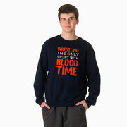 Wrestling Crewneck Sweatshirt - Blood Time