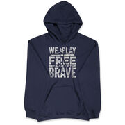 Baseball Hooded Sweatshirt - Because Of The Brave Baseball