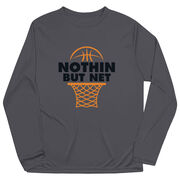 Basketball Long Sleeve Performance Tee - Nothin But Net