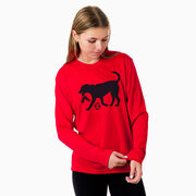 Soccer Long Sleeve Performance Tee - Spot The Soccer Dog