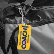 Cheerleading Bag/Luggage Tag - Personalized Coach