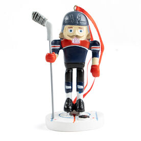 Hockey Nutcracker Resin Ornament