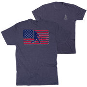 Baseball Short Sleeve T-Shirt - Baseball Land That We Love (Back Design)