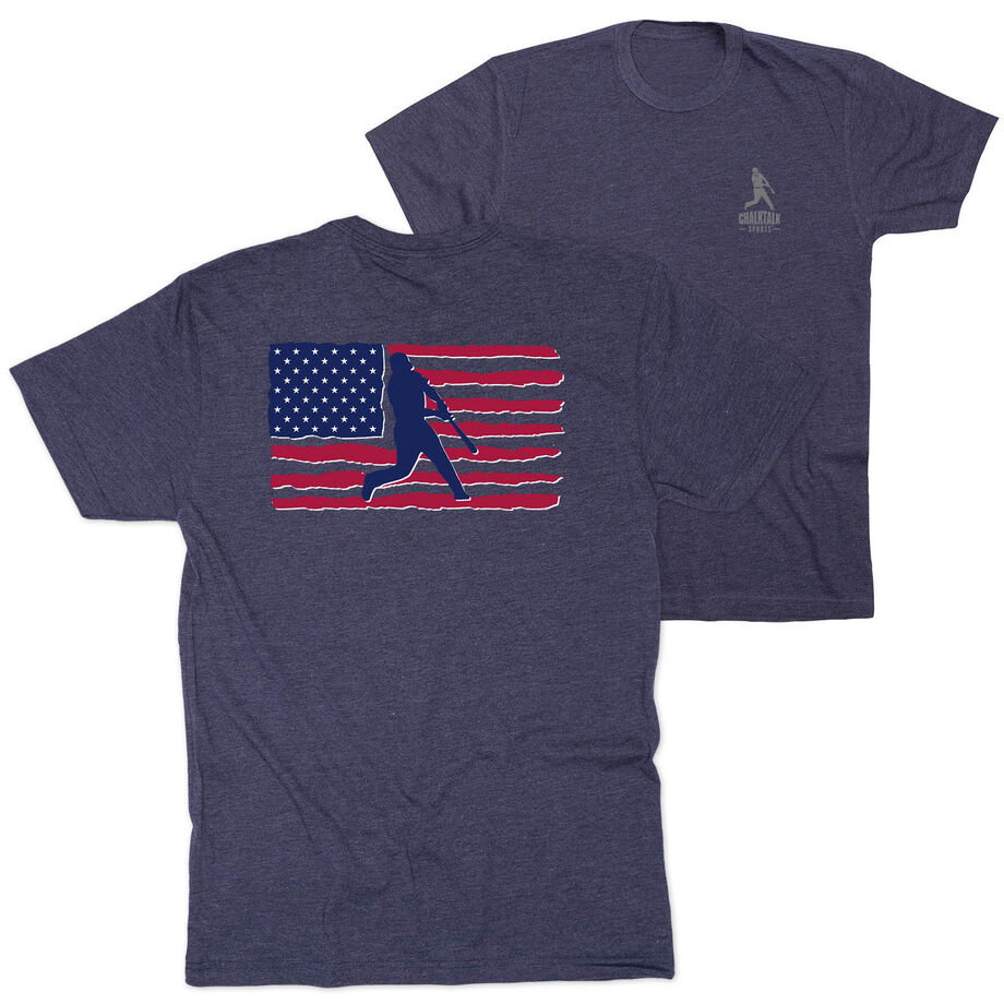 Baseball Short Sleeve T-Shirt - Baseball Land That We Love (Back Design)