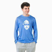 Baseball Long Sleeve Performance Tee - Ho Ho Homerun