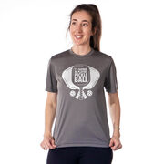 Pickleball Short Sleeve Performance Tee - I'd Rather Be Playing Pickleball