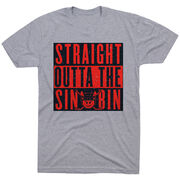 Hockey T-Shirt Short Sleeve - Straight Outta The Sin Bin