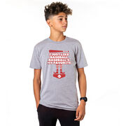 Baseball Short Sleeve T-Shirt - Baseball's My Favorite