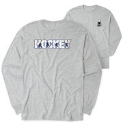 Hockey Tshirt Long Sleeve - Hockey Life (Back Design)