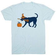 Girls Lacrosse Short Sleeve T-Shirt - Lula Witch Dog