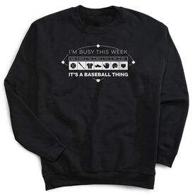 Baseball Crewneck Sweatshirt - 24-7 Baseball