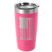 Guys Lacrosse 20 oz. Double Insulated Tumbler - Lax Flag