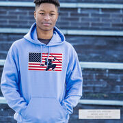 Hockey Hooded Sweatshirt - Patriotic Hockey