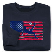 Soccer Crewneck Sweatshirt - Guys Soccer Land That We Love