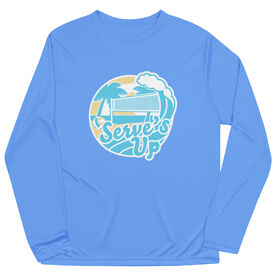 Volleyball Long Sleeve Performance Tee - Serve's Up