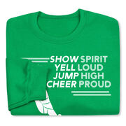 Cheerleading Crewneck Sweatshirt - Cheer Proud
