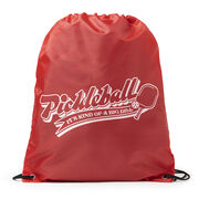 Pickleball Drawstring Backpack - Kind Of A Big Dill