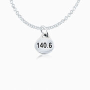 Sterling Silver 140.6 Triathlon Necklace
