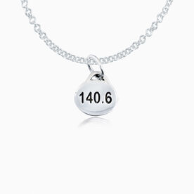 Sterling Silver 140.6 Triathlon Necklace