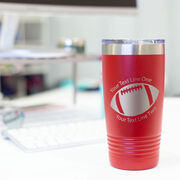 Football 20 oz. Double Insulated Tumbler - Icon