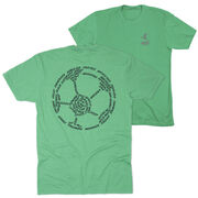 Soccer Short Sleeve T-Shirt - Soccer Words (Back Design)