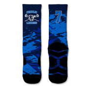 Custom Team Graphic Flex Mid-Calf Socks - Guys Lacrosse