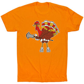 Guys Lacrosse Short Sleeve T-Shirt - Top Cheddar Turkey Tom