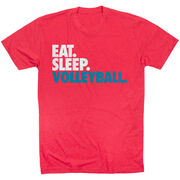 Volleyball T-Shirt Short Sleeve Eat. Sleep. Volleyball.