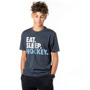 Hockey Short Sleeve T-Shirt - Eat. Sleep. Hockey.