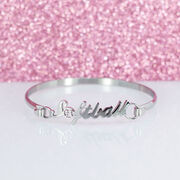 Softball Stainless Steel Bracelet