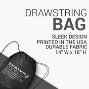 Hockey Drawstring Backpack - Hockey Mom Definition