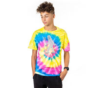 Guys Lacrosse Short Sleeve T-Shirt - Yeti Lacrosse Tie Dye