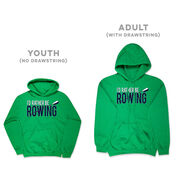 Crew Hooded Sweatshirt - I'd Rather Be Rowing