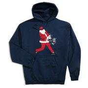 Baseball Hooded Sweatshirt - Home Run Santa