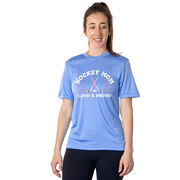 Hockey Short Sleeve Performance Tee - Loud and Proud Hockey Mom