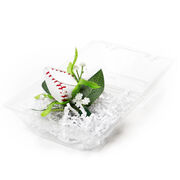 Baseball Rose Boutonniere