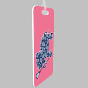 Girls Lacrosse Bag/Luggage Tag - Lax Elephant