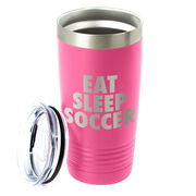 Soccer 20 oz. Double Insulated Tumbler - Eat Sleep Soccer