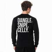 Hockey Tshirt Long Sleeve - Dangle Snipe Celly Words (Back Design)