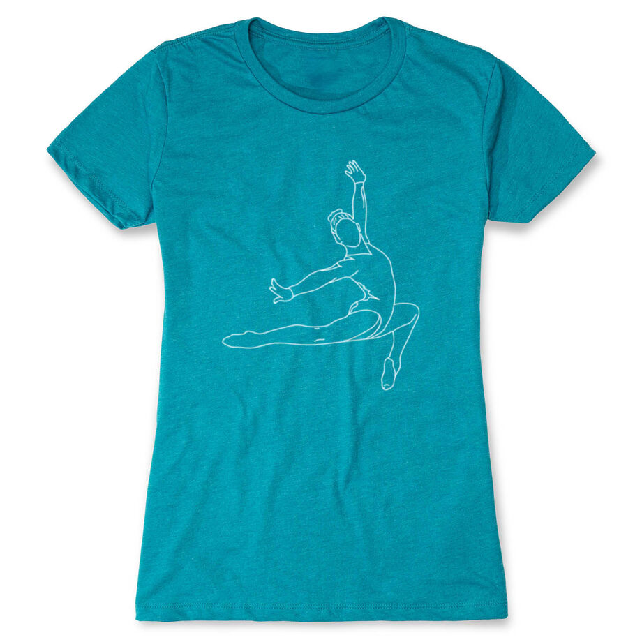 Gymnastics Women's Everyday Tee - Gymnast Sketch