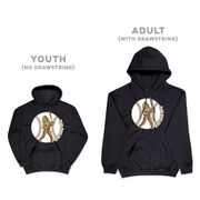 Baseball Hooded Sweatshirt - Baseball Bigfoot
