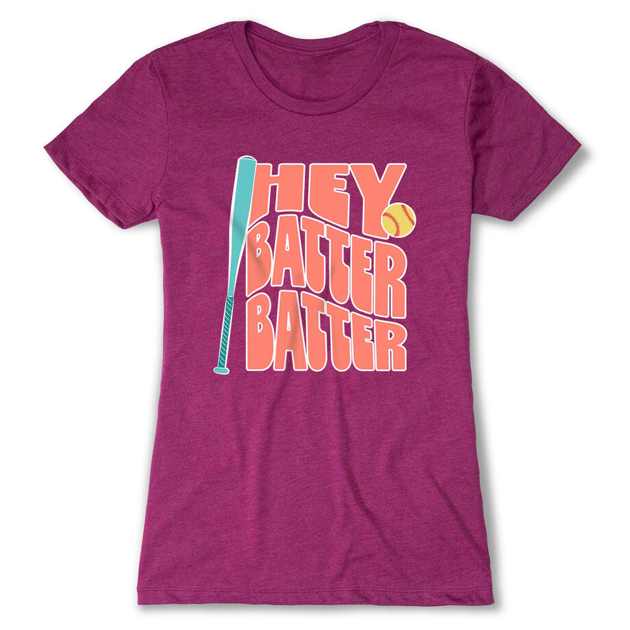 Softball Women's Everyday Tee - Hey Batter Batter