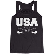 Field Hockey Flowy Racerback Tank Top - USA Field Hockey