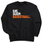 Basketball Crewneck Sweatshirt - Eat Sleep Basketball