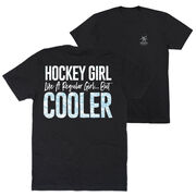 Hockey T-Shirt Short Sleeve - Hockey Girls Are Cooler (Back Design)