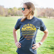 Running Short Sleeve T-Shirt - Running is My Sunshine