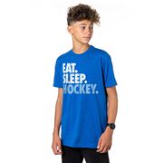 Hockey Short Sleeve T-Shirt - Eat. Sleep. Hockey.