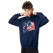Baseball Hooded Sweatshirt - Baseball Eagle